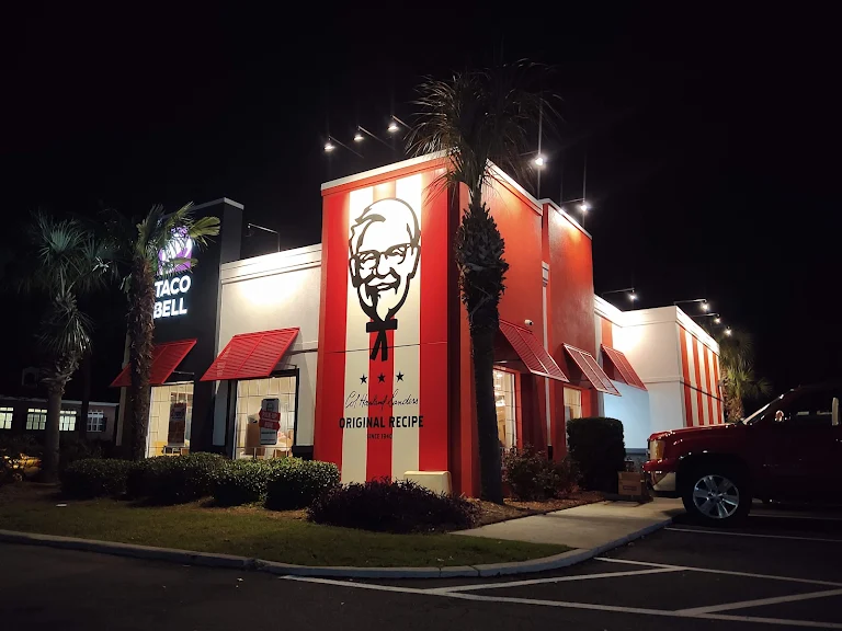 Pressure washing a commercial exterior